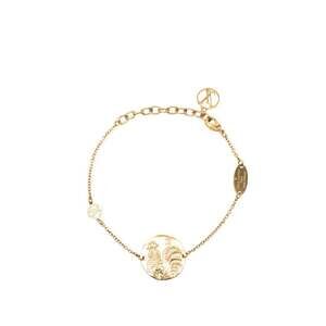 LOUIS VUITTON Gold Charm Bracelet
